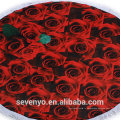 100% Coton 3D Rouge Rose Impression Ronde serviette de plage Glands Couverture BT-380 Chine Usine